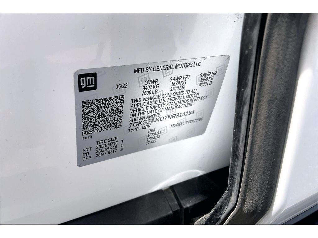 2022 GMC Yukon SLE