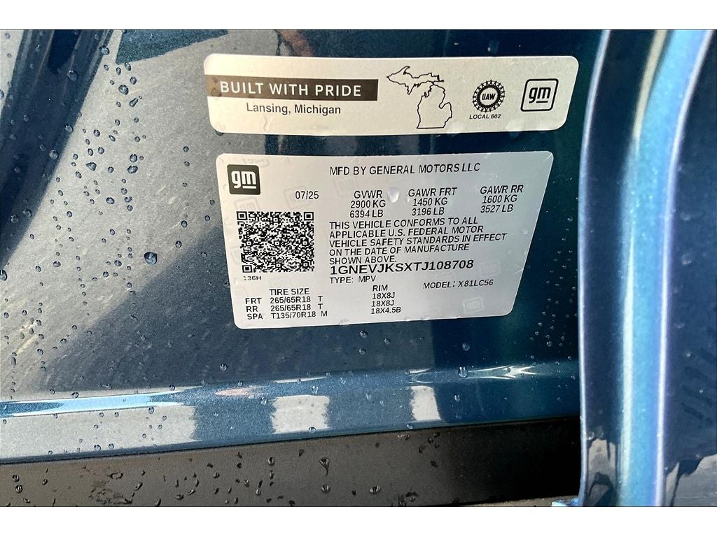 2026 Chevrolet Traverse Z71