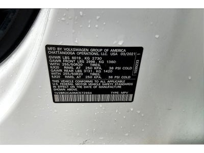 2021 Volkswagen Atlas 3.6L V6 SEL