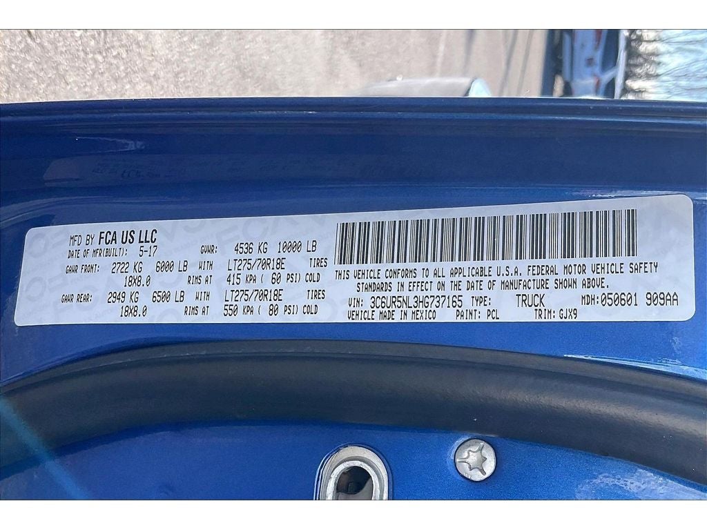 2017 RAM 2500 Laramie