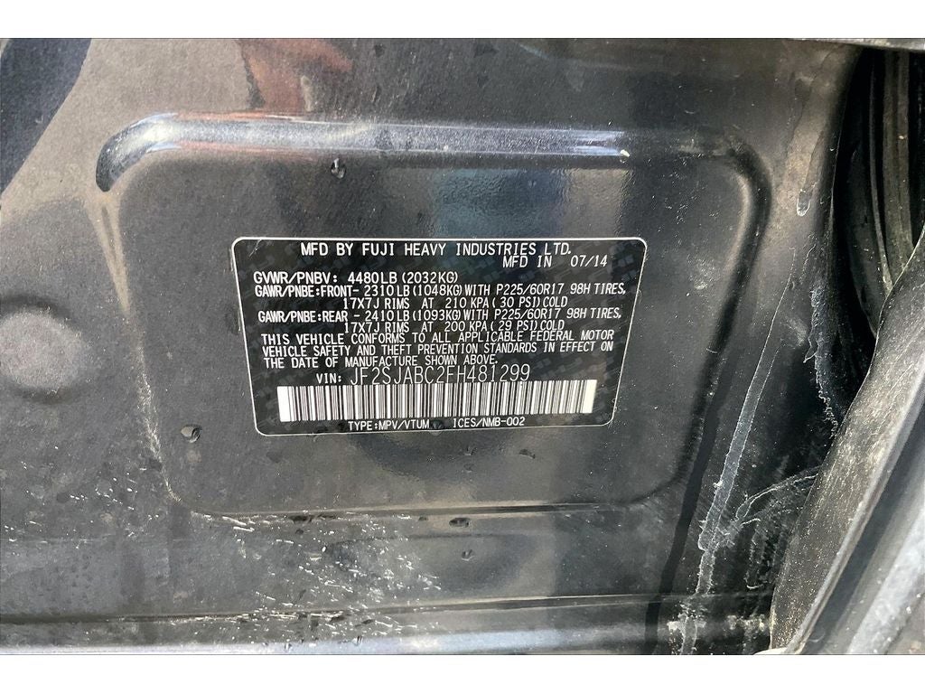 2015 Subaru Forester 2.5i