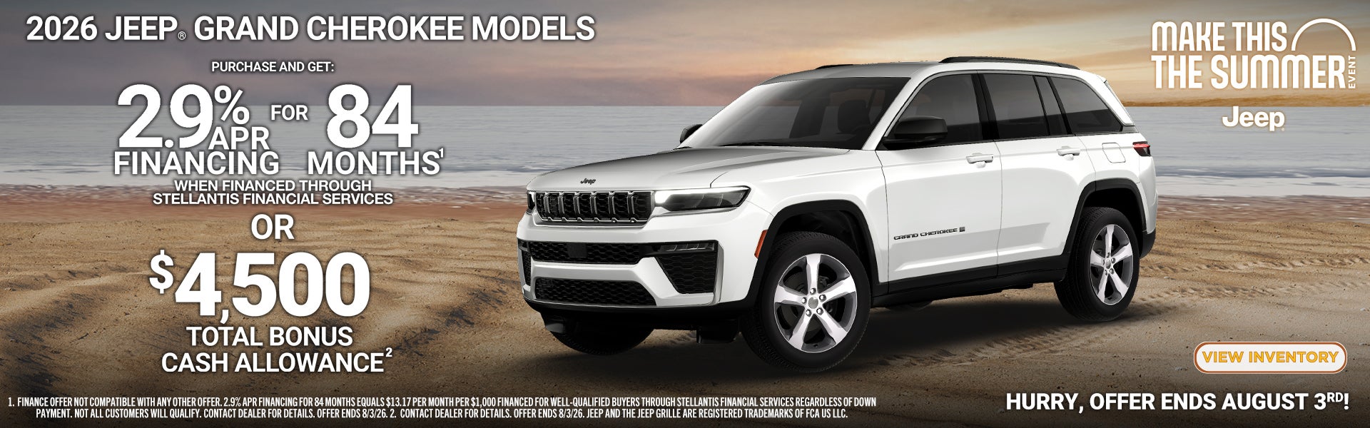 2026 Jeep Grand Cherokee models